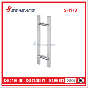 Frameless Shower Enclosure Glass Door H Ladder Style Stainless Steel Pull Handle SH170