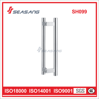 Stainless Steel Handle Pull Handle Tube H Type Glass Door Handle SH099