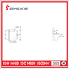 Seasang Hardware Glass To Wall Stainless Steel Fitting Skh027