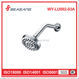 Bathroom Wall-Mounted Stainless Steel Water-Saving Round Shower Head