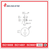 Bathroom Stainless Steel Single Handle Shower Valve with Round Plate