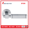 Modern Small Chrome Plated Mortice Zinc Alloy Door Furniture Handle
