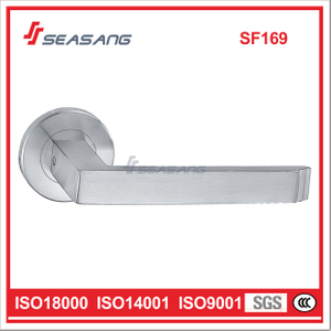 High Quality Internal Door 304 Stainless Steel Tube Hollow Lever Front Type Door Handles