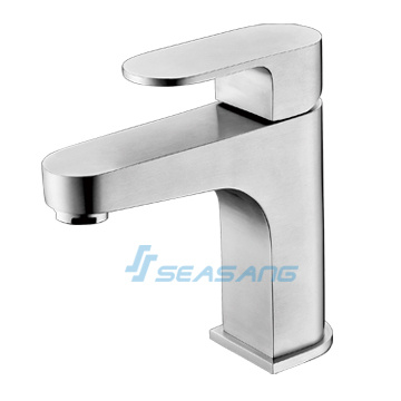 Bathroom Lavatory Toilet Basin Sink Water Faucet in Brushed Nickel