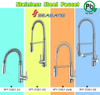 Lead Free Stainless Steel Kitchen Tap with Watermark Approval