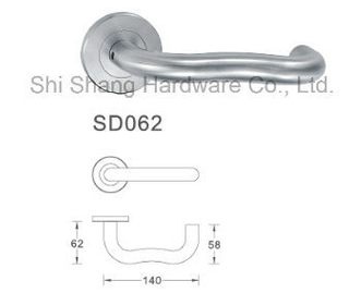 Manufacturer Stainless Steel Lever Door Handle Pull Handle Lock For Metal Wooden Door SD062