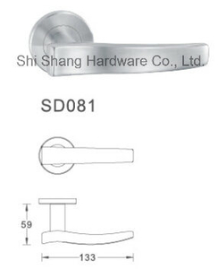 Modern Design New Arrival Stainless Steel Chrome Lever Door Handle SD081