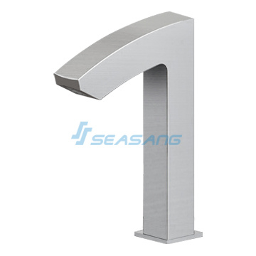 Touchless CSA Stainless Steel Fiber Sensor Bathroom Hand-Free Faucet