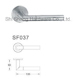 Stainless Steel Solid Casting Lever Door Handle With Lock Door Lock Det Handle