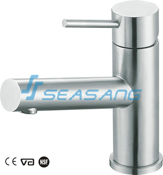 Commecial Bathroom Toilet Stainless Steel Deck-Mounted Watermark Tap