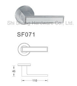 Stainless Steel Handle White Contemporary Shower Room Sliding Door Handles