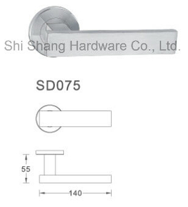 High Quality Fire Door Lock Stainless Steel 304 Lever Door Handle Lock Fire Front Door Handle SD075