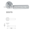 Stainless Steel 304 Lever Bedroom Mortise Door Hardware Lock Knob Hollow Lever Handle SD079
