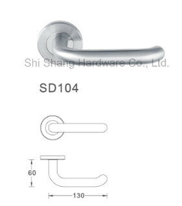 Stainless Steel Hollow Tube Matt Lever Door Handle Design Handles SD104