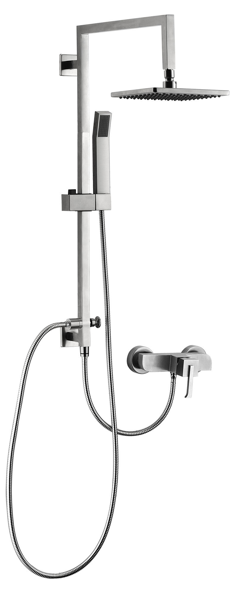 Multifunctional Stainless Steel Bathroom Shower Faucet Mixer with Attachment