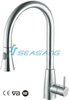 Stainless Steel Kitchen Sink Pull-Down Faucet with Spray Shower Head